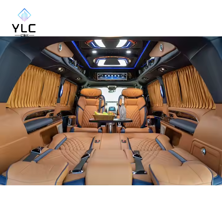 YLC Applicable to Benz Vito V260 W447 Interior Upgrade with Center Console Covering Aviation Seat Floor Modification